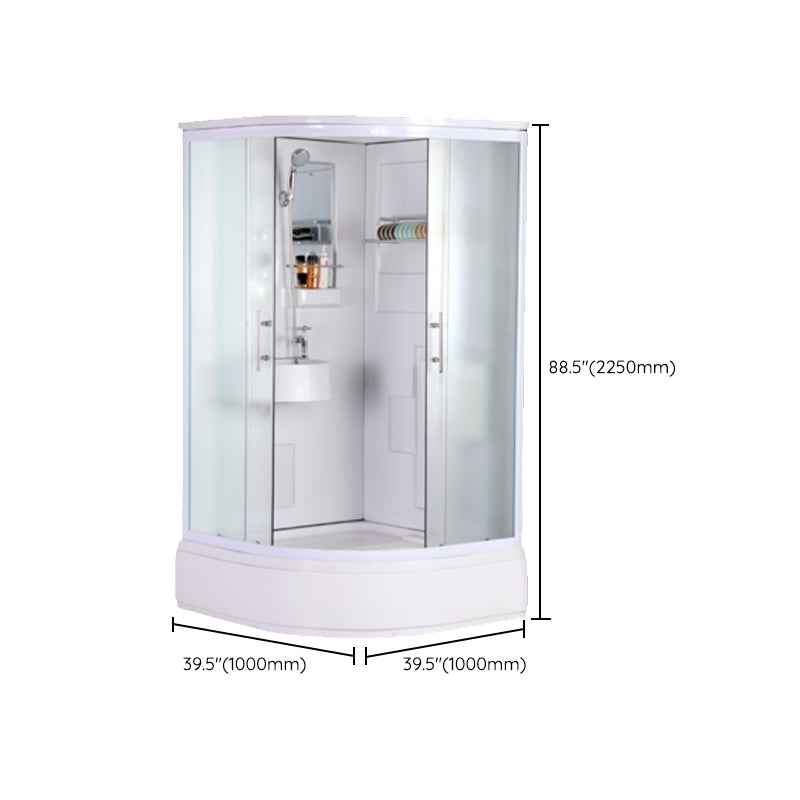 Shower Stall Faucet Shower Head Polish Rectangular Shower Stall Clearhalo 'Bathroom Remodel & Bathroom Fixtures' 'Home Improvement' 'home_improvement' 'home_improvement_shower_stalls_enclosures' 'Shower Stalls & Enclosures' 'shower_stalls_enclosures' 'Showers & Bathtubs' 6941373