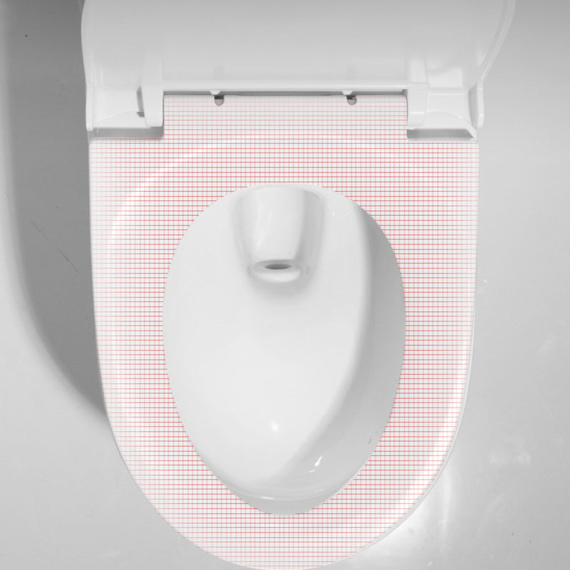 Modern One Piece Flush Toilet Floor Mounted White Toilet Bowl for Bathroom Clearhalo 'Bathroom Remodel & Bathroom Fixtures' 'Home Improvement' 'home_improvement' 'home_improvement_toilets' 'Toilets & Bidets' 'Toilets' 6941380