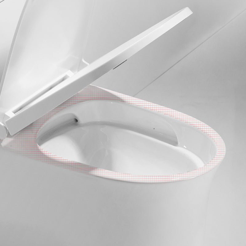 Modern One Piece Flush Toilet Floor Mounted White Toilet Bowl for Bathroom Clearhalo 'Bathroom Remodel & Bathroom Fixtures' 'Home Improvement' 'home_improvement' 'home_improvement_toilets' 'Toilets & Bidets' 'Toilets' 6941382