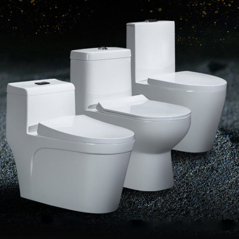 Traditional One Piece Flush Toilet Floor Mount Urine Toilet with Seat for Washroom Clearhalo 'Bathroom Remodel & Bathroom Fixtures' 'Home Improvement' 'home_improvement' 'home_improvement_toilets' 'Toilets & Bidets' 'Toilets' 6941395