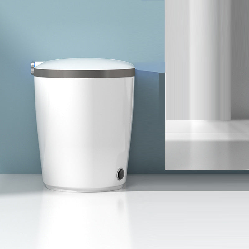 Contemporary One Piece Flush Toilet Floor Mount Urine Toilet with Seat for Washroom Clearhalo 'Bathroom Remodel & Bathroom Fixtures' 'Home Improvement' 'home_improvement' 'home_improvement_toilets' 'Toilets & Bidets' 'Toilets' 6941407