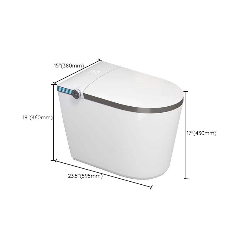 Contemporary One Piece Flush Toilet Floor Mount Urine Toilet with Seat for Washroom Clearhalo 'Bathroom Remodel & Bathroom Fixtures' 'Home Improvement' 'home_improvement' 'home_improvement_toilets' 'Toilets & Bidets' 'Toilets' 6941416