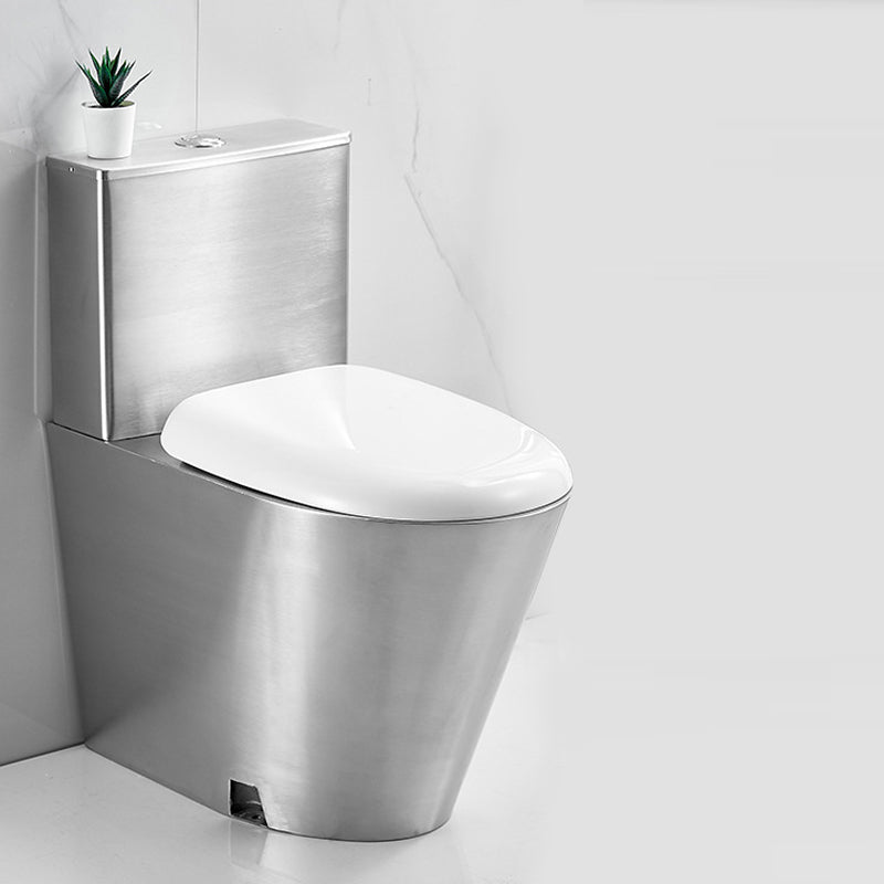 Traditional One Piece Toilet Bowl Metal Urine Toilet for Bathroom Plastic Clearhalo 'Bathroom Remodel & Bathroom Fixtures' 'Home Improvement' 'home_improvement' 'home_improvement_toilets' 'Toilets & Bidets' 'Toilets' 6941453