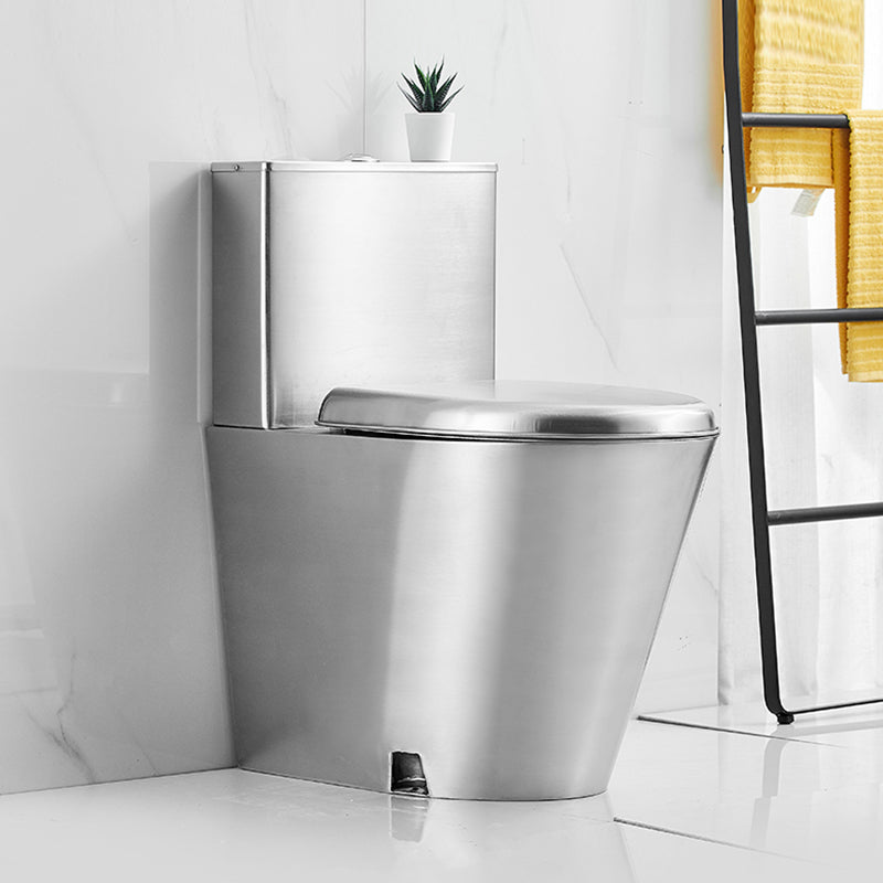 Traditional One Piece Toilet Bowl Metal Urine Toilet for Bathroom Clearhalo 'Bathroom Remodel & Bathroom Fixtures' 'Home Improvement' 'home_improvement' 'home_improvement_toilets' 'Toilets & Bidets' 'Toilets' 6941455