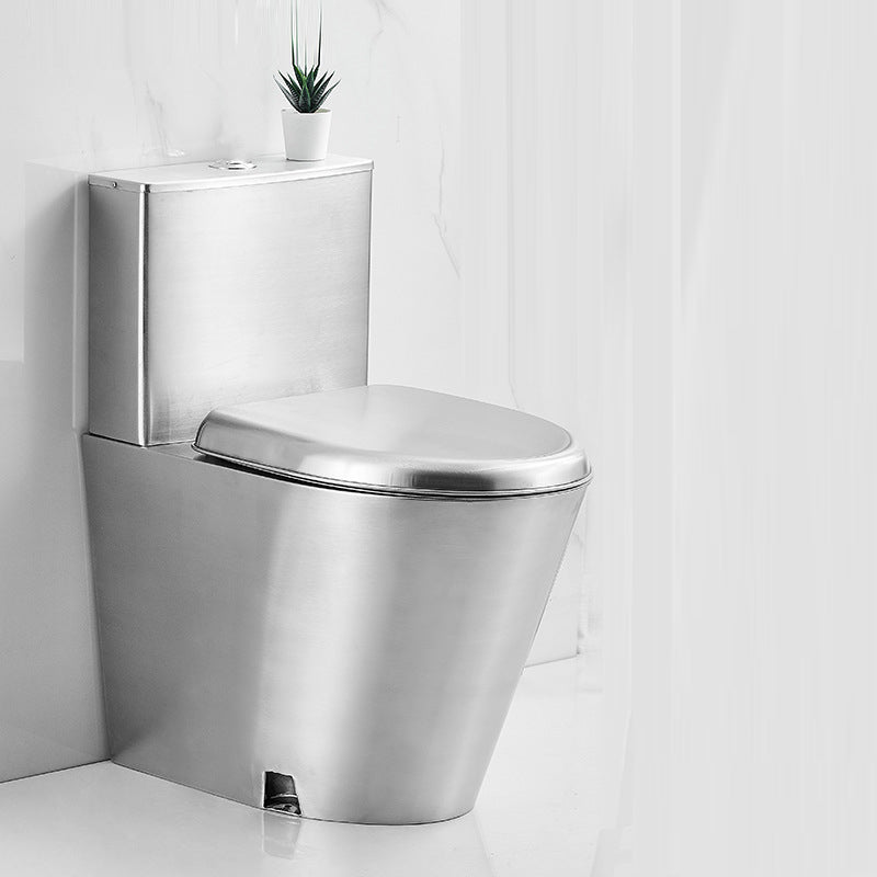 Traditional One Piece Toilet Bowl Metal Urine Toilet for Bathroom Clearhalo 'Bathroom Remodel & Bathroom Fixtures' 'Home Improvement' 'home_improvement' 'home_improvement_toilets' 'Toilets & Bidets' 'Toilets' 6941456