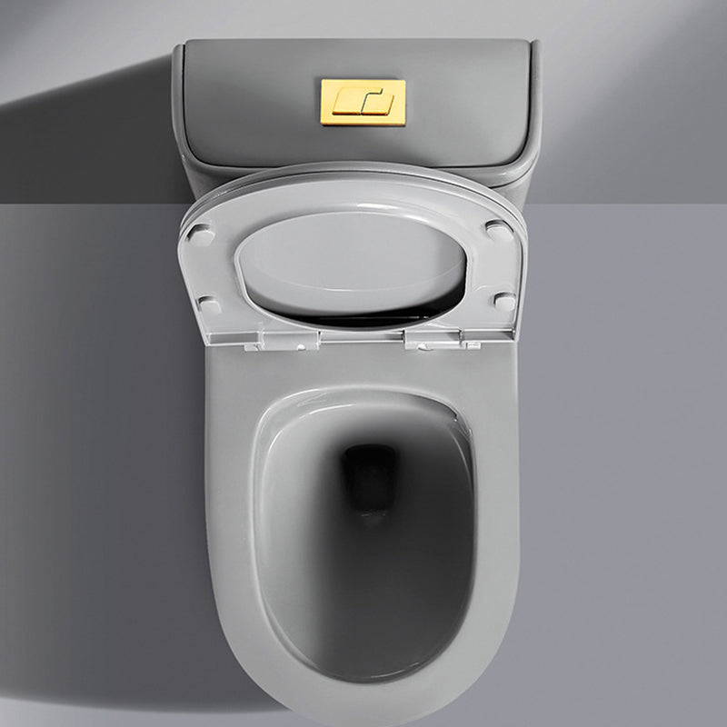 Traditional One Piece Flush Toilet Floor Mounted Gray Urine Toilet for Bathroom Clearhalo 'Bathroom Remodel & Bathroom Fixtures' 'Home Improvement' 'home_improvement' 'home_improvement_toilets' 'Toilets & Bidets' 'Toilets' 6941492