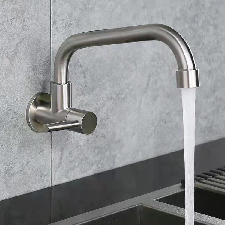 Modern Stainless Steel One Handle Pot Filler Low Profile Filler Stainless Steel Clearhalo 'Home Improvement' 'home_improvement' 'home_improvement_kitchen_faucets' 'Kitchen Faucets' 'Kitchen Remodel & Kitchen Fixtures' 'Kitchen Sinks & Faucet Components' 'kitchen_faucets' 6941541