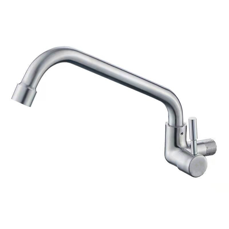 Modern Stainless Steel One Handle Pot Filler Low Profile Filler Clearhalo 'Home Improvement' 'home_improvement' 'home_improvement_kitchen_faucets' 'Kitchen Faucets' 'Kitchen Remodel & Kitchen Fixtures' 'Kitchen Sinks & Faucet Components' 'kitchen_faucets' 6941544
