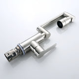 Modern Rotatable One Handle Deck Mounted Pot Filler Stainless Steel Profile Filler Clearhalo 'Home Improvement' 'home_improvement' 'home_improvement_kitchen_faucets' 'Kitchen Faucets' 'Kitchen Remodel & Kitchen Fixtures' 'Kitchen Sinks & Faucet Components' 'kitchen_faucets' 6941607