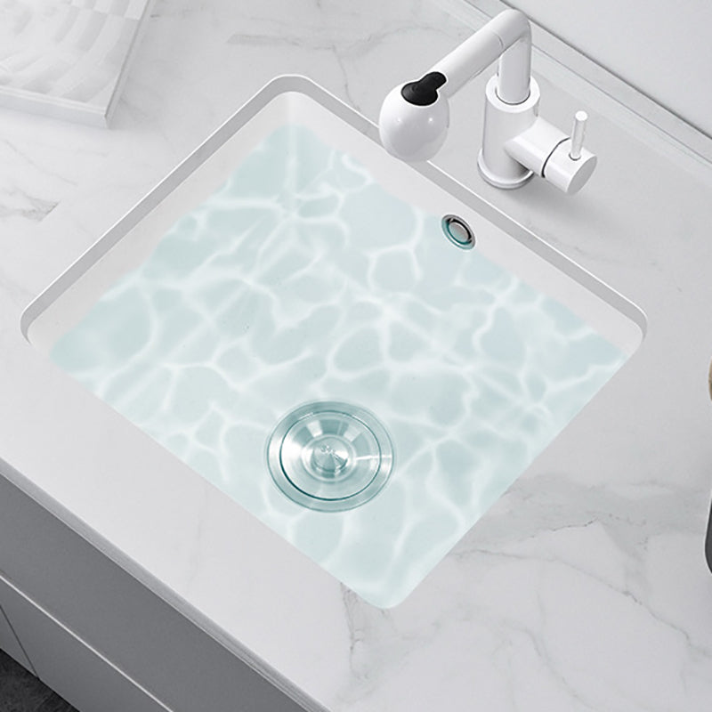 Quartz Kitchen Sink Single Bowl Kitchen Sink with with Drain Assembly Clearhalo 'Home Improvement' 'home_improvement' 'home_improvement_kitchen_sinks' 'Kitchen Remodel & Kitchen Fixtures' 'Kitchen Sinks & Faucet Components' 'Kitchen Sinks' 'kitchen_sinks' 6941833