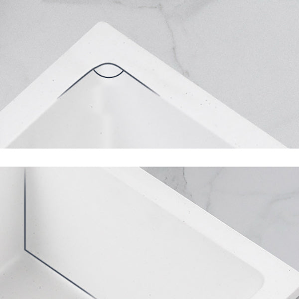 Quartz Kitchen Sink Single Bowl Kitchen Sink with with Drain Assembly Clearhalo 'Home Improvement' 'home_improvement' 'home_improvement_kitchen_sinks' 'Kitchen Remodel & Kitchen Fixtures' 'Kitchen Sinks & Faucet Components' 'Kitchen Sinks' 'kitchen_sinks' 6941837