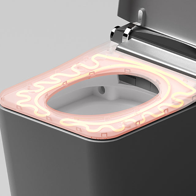 Floor Mount Bidet Elongated Floor Standing Bidet with Heated Seat Clearhalo 'Bathroom Remodel & Bathroom Fixtures' 'Bidets' 'Home Improvement' 'home_improvement' 'home_improvement_bidets' 'Toilets & Bidets' 6942019