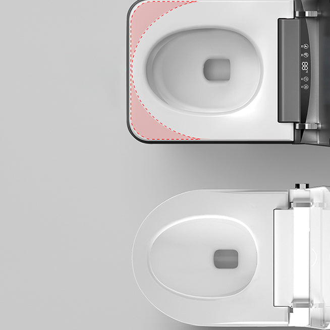 Floor Mount Bidet Elongated Floor Standing Bidet with Heated Seat Clearhalo 'Bathroom Remodel & Bathroom Fixtures' 'Bidets' 'Home Improvement' 'home_improvement' 'home_improvement_bidets' 'Toilets & Bidets' 6942021