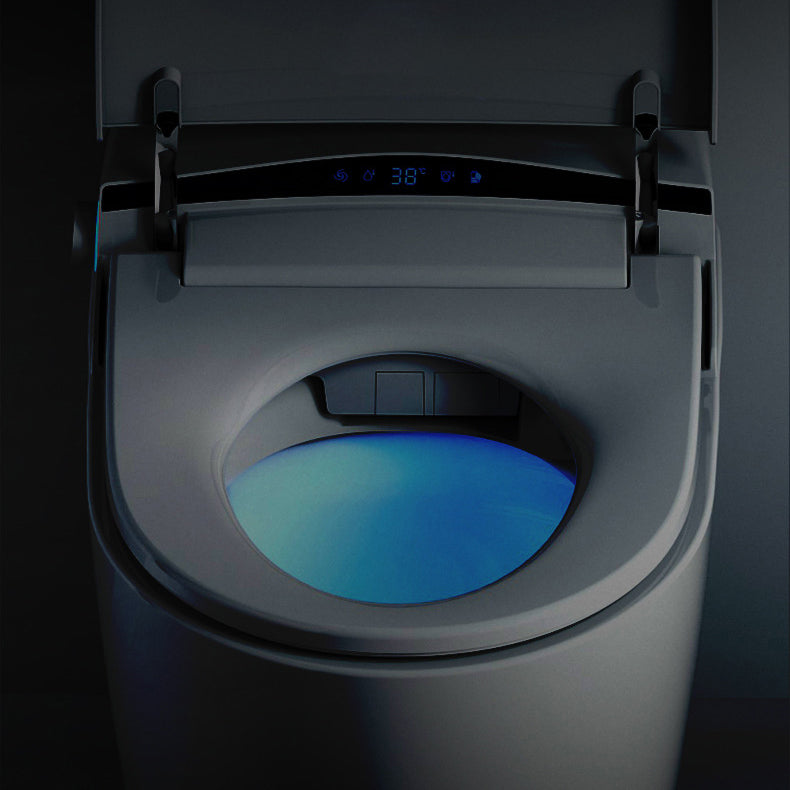 White Elongated Floor Mount Bidet Stain Resistant Floor Standing Bidet with Heated Seat Clearhalo 'Bathroom Remodel & Bathroom Fixtures' 'Bidets' 'Home Improvement' 'home_improvement' 'home_improvement_bidets' 'Toilets & Bidets' 6942063