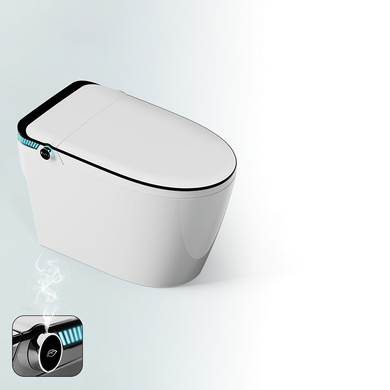 Elongated Floor Mount Bidet White Floor Standing Bidet with Heated Seat Toilet Yes Clearhalo 'Bathroom Remodel & Bathroom Fixtures' 'Bidets' 'Home Improvement' 'home_improvement' 'home_improvement_bidets' 'Toilets & Bidets' 6942087