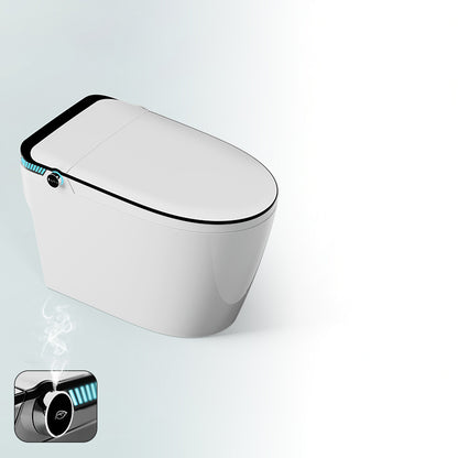 Elongated Floor Mount Bidet White Floor Standing Bidet with Heated Seat Toilet Yes Clearhalo 'Bathroom Remodel & Bathroom Fixtures' 'Bidets' 'Home Improvement' 'home_improvement' 'home_improvement_bidets' 'Toilets & Bidets' 6942087