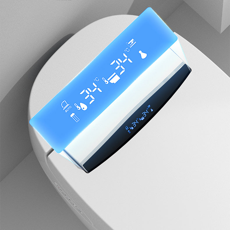 Contemporary White Elongated Floor Standing Bidet with Heated Seat Clearhalo 'Bathroom Remodel & Bathroom Fixtures' 'Bidets' 'Home Improvement' 'home_improvement' 'home_improvement_bidets' 'Toilets & Bidets' 6942110