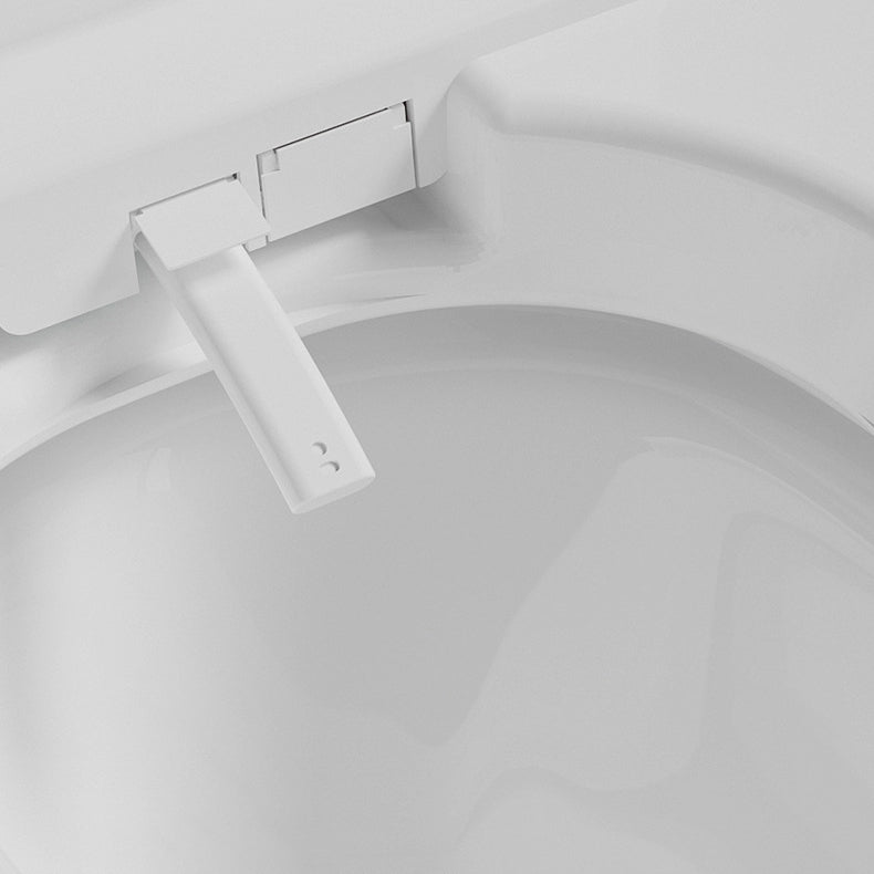 White Elongated Wall Mounted Bidet Deodorizing Wall Hung Toilet Set with Heated Seat Clearhalo 'Bathroom Remodel & Bathroom Fixtures' 'Bidets' 'Home Improvement' 'home_improvement' 'home_improvement_bidets' 'Toilets & Bidets' 6942167