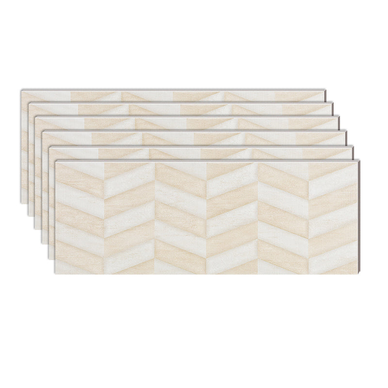Rectangular Ceramic Matte Floor and Wall Tile Patterned Bathroom Floor Light Yellow Clearhalo 'Floor Tiles & Wall Tiles' 'floor_tiles_wall_tiles' 'Flooring 'Home Improvement' 'home_improvement' 'home_improvement_floor_tiles_wall_tiles' Walls and Ceiling' 6942315