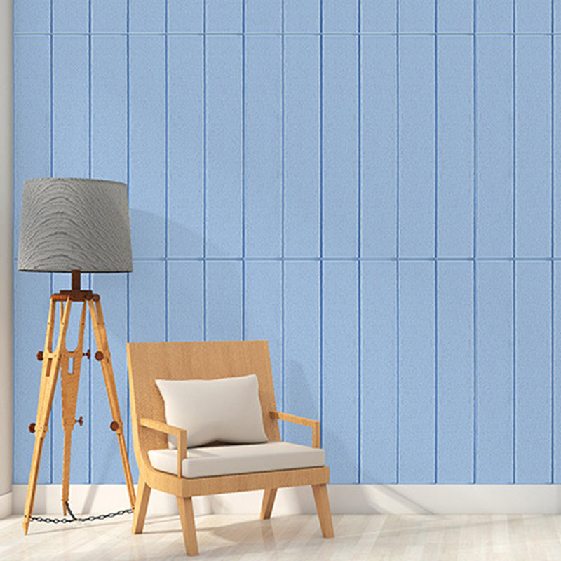 Solid Color 3D Embossed Wall Panel Waterproof Foam Indoor Wall Tile Blue 0.18"H 20-Piece Set Clearhalo 'Flooring 'Home Improvement' 'home_improvement' 'home_improvement_wall_paneling' 'Wall Paneling' 'wall_paneling' 'Walls & Ceilings' Walls and Ceiling' 6942406