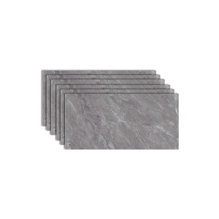 6-Pack PVC Rectangular Peel & Stick Subway Tile Kitchen and Bathroom Backsplash Dark Gray Clearhalo 'Flooring 'Home Improvement' 'home_improvement' 'home_improvement_peel_stick_blacksplash' 'Peel & Stick Backsplash Tile' 'peel_stick_blacksplash' 'Walls & Ceilings' Walls and Ceiling' 6942611