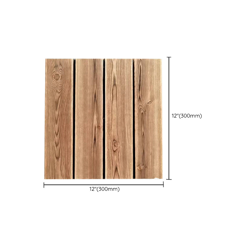 Pine Floor Tile Water Resistant Click Lock Tradition Wooden Floor for Living Room Clearhalo 'Flooring 'Hardwood Flooring' 'hardwood_flooring' 'Home Improvement' 'home_improvement' 'home_improvement_hardwood_flooring' Walls and Ceiling' 6942688