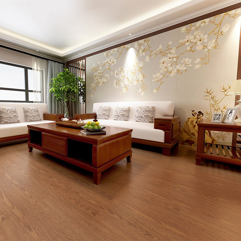 Waterproof Laminate Floor Scratch Resistant Peel and Stick Laminate Plank Flooring Red Brown Clearhalo 'Flooring 'Home Improvement' 'home_improvement' 'home_improvement_laminate_flooring' 'Laminate Flooring' 'laminate_flooring' Walls and Ceiling' 6942713
