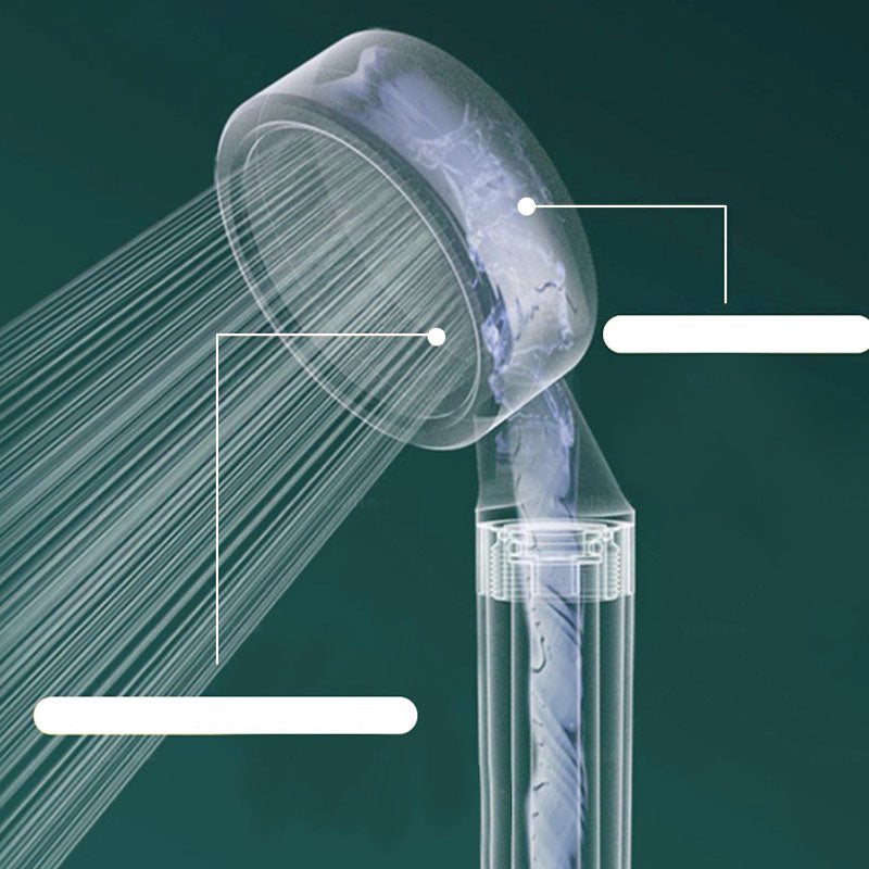 Modern Plastic Shower Head Water Filtration Round Handheld Shower Head Clearhalo 'Bathroom Remodel & Bathroom Fixtures' 'Home Improvement' 'home_improvement' 'home_improvement_shower_heads' 'Shower Heads' 'shower_heads' 'Showers & Bathtubs Plumbing' 'Showers & Bathtubs' 6942773