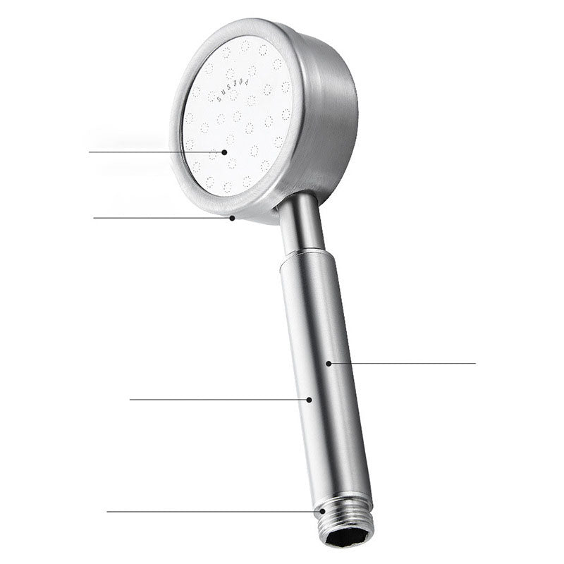 Metal Handheld Shower Head Modern Solid Color Round Shower Heads Clearhalo 'Bathroom Remodel & Bathroom Fixtures' 'Home Improvement' 'home_improvement' 'home_improvement_shower_heads' 'Shower Heads' 'shower_heads' 'Showers & Bathtubs Plumbing' 'Showers & Bathtubs' 6942810