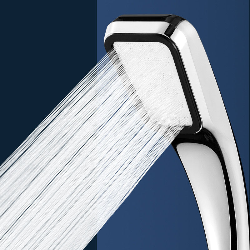 Traditional Hand Shower Metal Handheld Shower Head with Square Shape Clearhalo 'Bathroom Remodel & Bathroom Fixtures' 'Home Improvement' 'home_improvement' 'home_improvement_shower_heads' 'Shower Heads' 'shower_heads' 'Showers & Bathtubs Plumbing' 'Showers & Bathtubs' 6942822