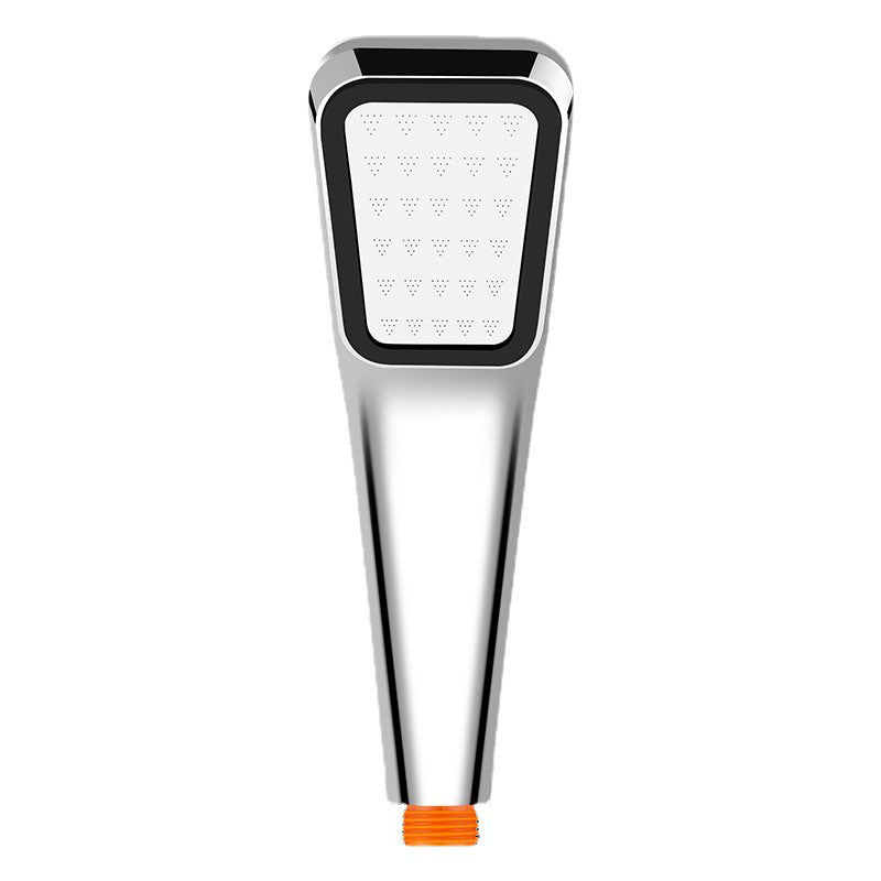 Traditional Style Hand Shower Plastic Hand Shower with Square Shape Clearhalo 'Bathroom Remodel & Bathroom Fixtures' 'Home Improvement' 'home_improvement' 'home_improvement_shower_heads' 'Shower Heads' 'shower_heads' 'Showers & Bathtubs Plumbing' 'Showers & Bathtubs' 6942846