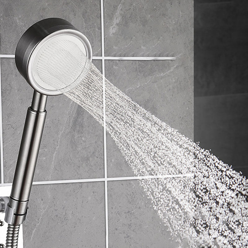 Shower Head Stainless Adjustable Model Rust Protection Handheld Shower Head Silver Clearhalo 'Bathroom Remodel & Bathroom Fixtures' 'Home Improvement' 'home_improvement' 'home_improvement_shower_heads' 'Shower Heads' 'shower_heads' 'Showers & Bathtubs Plumbing' 'Showers & Bathtubs' 6942857