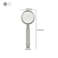 Shower Head Stainless Adjustable Model Rust Protection Handheld Shower Head Clearhalo 'Bathroom Remodel & Bathroom Fixtures' 'Home Improvement' 'home_improvement' 'home_improvement_shower_heads' 'Shower Heads' 'shower_heads' 'Showers & Bathtubs Plumbing' 'Showers & Bathtubs' 6942867