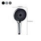 3 Sprays Shower Head Wall-Mount Adjustable Spray Pattern Handheld Shower Head Clearhalo 'Bathroom Remodel & Bathroom Fixtures' 'Home Improvement' 'home_improvement' 'home_improvement_shower_heads' 'Shower Heads' 'shower_heads' 'Showers & Bathtubs Plumbing' 'Showers & Bathtubs' 6942890