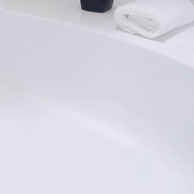 Acrylic Corner Soaking Bathtub Antique Finish Back to Wall Bath Tub Clearhalo 'Bathroom Remodel & Bathroom Fixtures' 'Bathtubs' 'Home Improvement' 'home_improvement' 'home_improvement_bathtubs' 'Showers & Bathtubs' 6943222