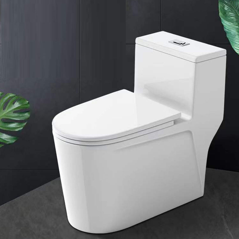 Contemporary All-In-One Flush Toilet Floor Mount Urine Toilet with Seat for Washroom Clearhalo 'Bathroom Remodel & Bathroom Fixtures' 'Home Improvement' 'home_improvement' 'home_improvement_toilets' 'Toilets & Bidets' 'Toilets' 6949163