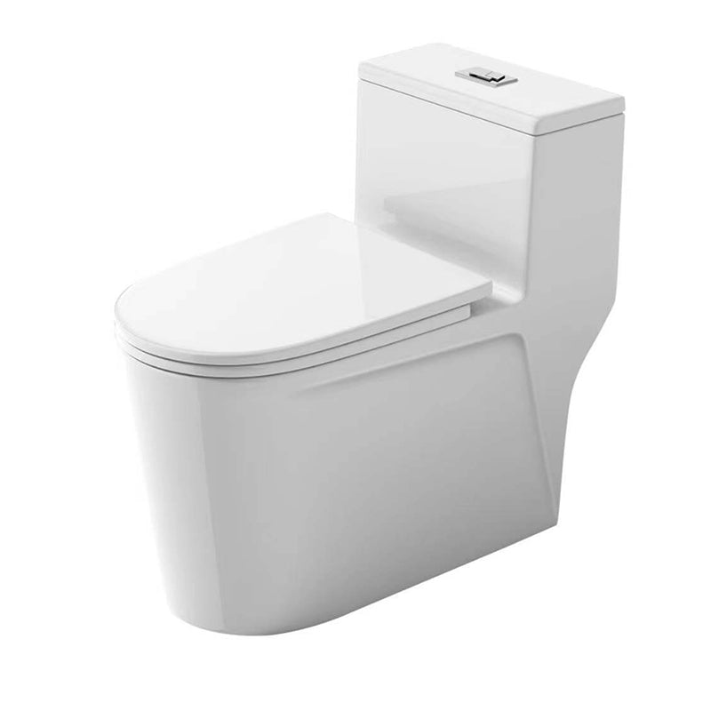 Contemporary All-In-One Flush Toilet Floor Mount Urine Toilet with Seat for Washroom Clearhalo 'Bathroom Remodel & Bathroom Fixtures' 'Home Improvement' 'home_improvement' 'home_improvement_toilets' 'Toilets & Bidets' 'Toilets' 6949169