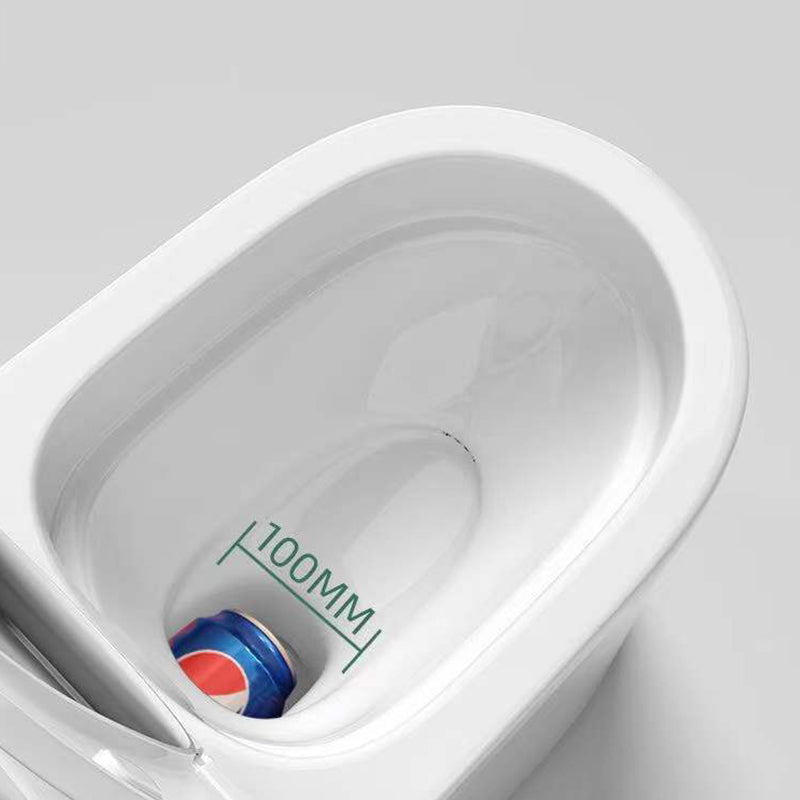 Contemporary All-In-One Flush Toilet Floor Mount Urine Toilet with Seat for Washroom Clearhalo 'Bathroom Remodel & Bathroom Fixtures' 'Home Improvement' 'home_improvement' 'home_improvement_toilets' 'Toilets & Bidets' 'Toilets' 6949172