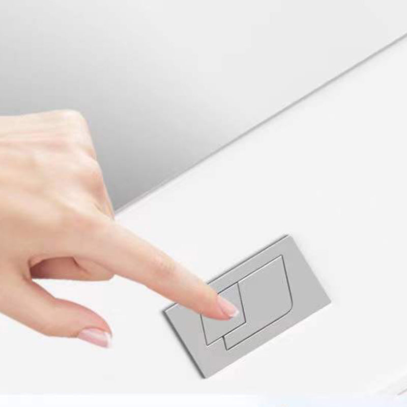 Contemporary All-In-One Flush Toilet Floor Mount Urine Toilet with Seat for Washroom Clearhalo 'Bathroom Remodel & Bathroom Fixtures' 'Home Improvement' 'home_improvement' 'home_improvement_toilets' 'Toilets & Bidets' 'Toilets' 6949176