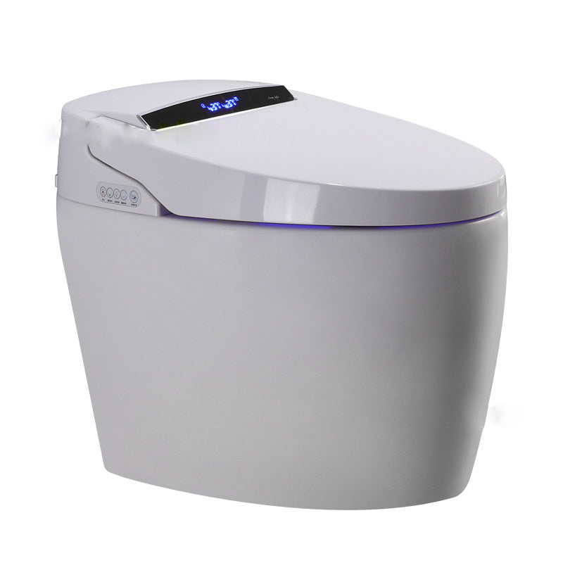 Contemporary Heated Seat Flush Toilet Floor Mounted White Urine Toilet for Bathroom Clearhalo 'Bathroom Remodel & Bathroom Fixtures' 'Home Improvement' 'home_improvement' 'home_improvement_toilets' 'Toilets & Bidets' 'Toilets' 6949186