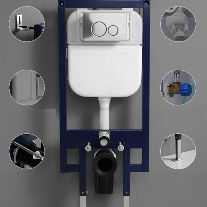 Modern One Piece Flush Toilet Wall Mount Urine Toilet for Bathroom Clearhalo 'Bathroom Remodel & Bathroom Fixtures' 'Home Improvement' 'home_improvement' 'home_improvement_toilets' 'Toilets & Bidets' 'Toilets' 6949247