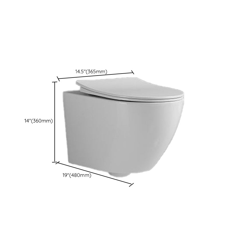 Modern One Piece Flush Toilet Wall Mount Urine Toilet for Bathroom Clearhalo 'Bathroom Remodel & Bathroom Fixtures' 'Home Improvement' 'home_improvement' 'home_improvement_toilets' 'Toilets & Bidets' 'Toilets' 6949251
