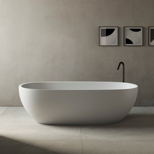 Modern Stone Bathtub Freestanding Soaking Bathtub , 29.53-inch Tall Clearhalo 'Bathroom Remodel & Bathroom Fixtures' 'Bathtubs' 'Home Improvement' 'home_improvement' 'home_improvement_bathtubs' 'Showers & Bathtubs' 6949325
