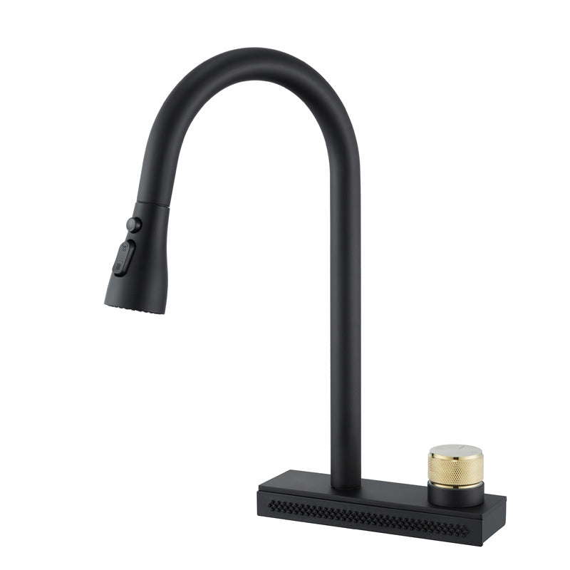 Contemporary Pot Filler Kitchen Faucet with Deck Plate 2 Hole Bar Faucet Black Clearhalo 'Home Improvement' 'home_improvement' 'home_improvement_kitchen_faucets' 'Kitchen Faucets' 'Kitchen Remodel & Kitchen Fixtures' 'Kitchen Sinks & Faucet Components' 'kitchen_faucets' 6952053