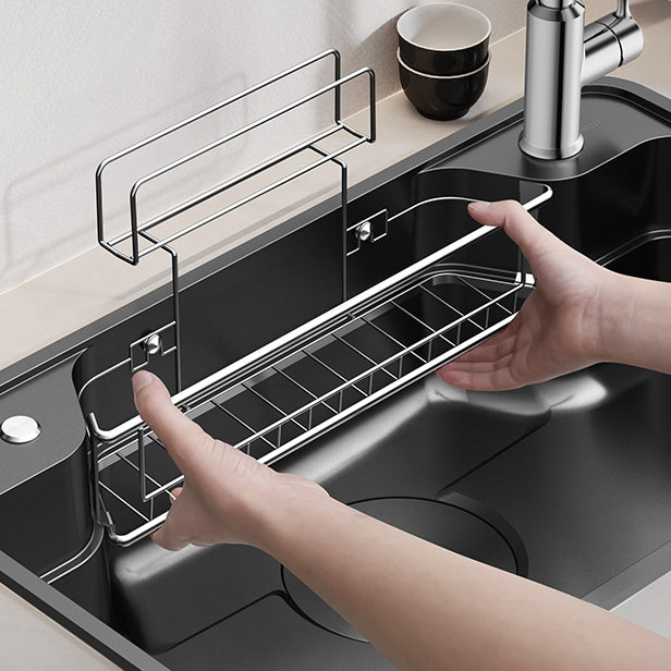 Stainless Steel Kitchen Sink Modern Style Kitchen Sink with Drain Strainer Kit Clearhalo 'Home Improvement' 'home_improvement' 'home_improvement_kitchen_sinks' 'Kitchen Remodel & Kitchen Fixtures' 'Kitchen Sinks & Faucet Components' 'Kitchen Sinks' 'kitchen_sinks' 6952299