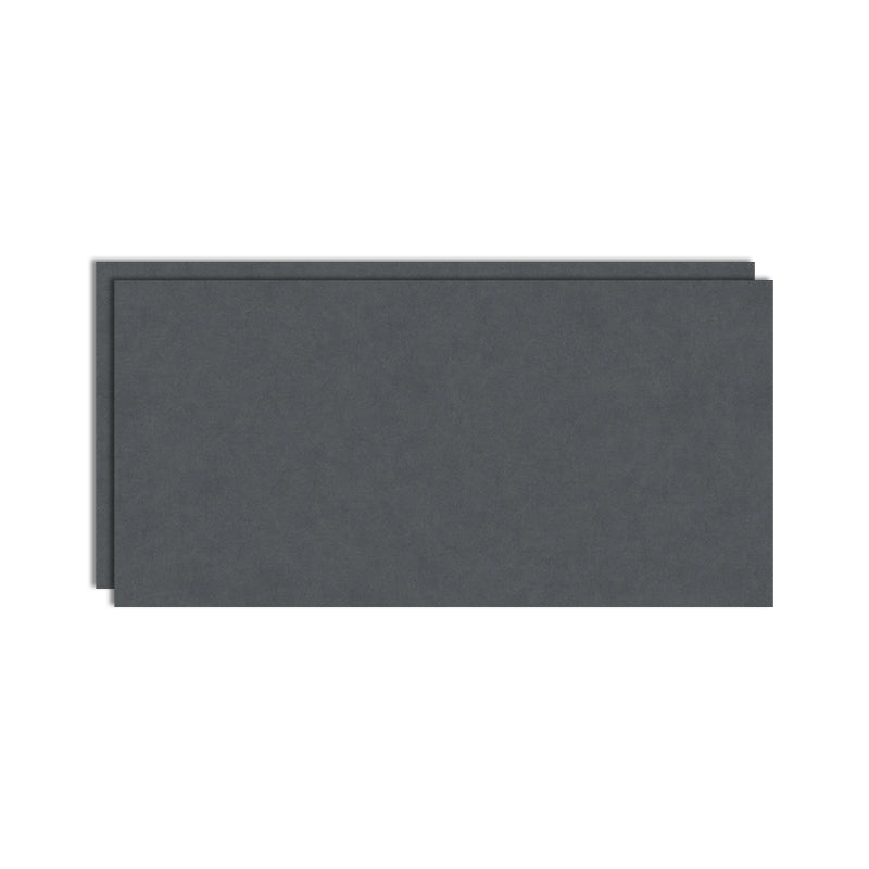 Solid Color Singular Tile Modern Matte Rectangular Floor Tile Black-Gray 24"L x 47"W x 0.4"H Clearhalo 'Floor Tiles & Wall Tiles' 'floor_tiles_wall_tiles' 'Flooring 'Home Improvement' 'home_improvement' 'home_improvement_floor_tiles_wall_tiles' Walls and Ceiling' 6952461
