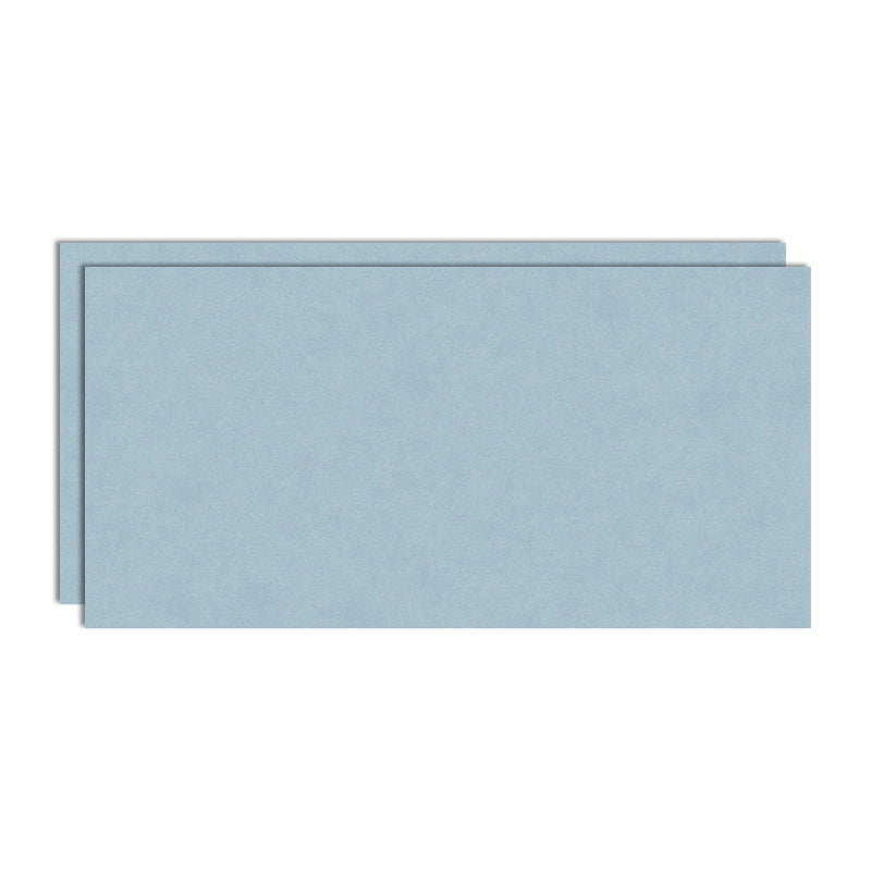 Solid Color Singular Tile Modern Matte Rectangular Floor Tile Blue 24"L x 47"W x 0.4"H Clearhalo 'Floor Tiles & Wall Tiles' 'floor_tiles_wall_tiles' 'Flooring 'Home Improvement' 'home_improvement' 'home_improvement_floor_tiles_wall_tiles' Walls and Ceiling' 6952469