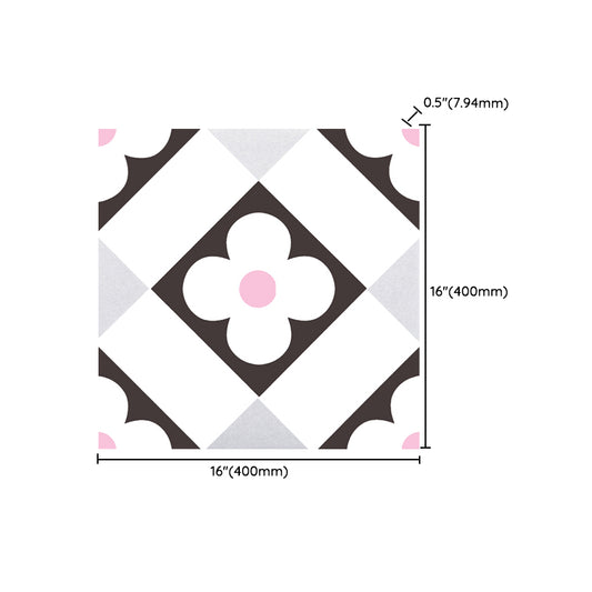 Patterned Rectangular Tile Modern Straight Edge Glazed Floor Tile Clearhalo 'Floor Tiles & Wall Tiles' 'floor_tiles_wall_tiles' 'Flooring 'Home Improvement' 'home_improvement' 'home_improvement_floor_tiles_wall_tiles' Walls and Ceiling' 6952517