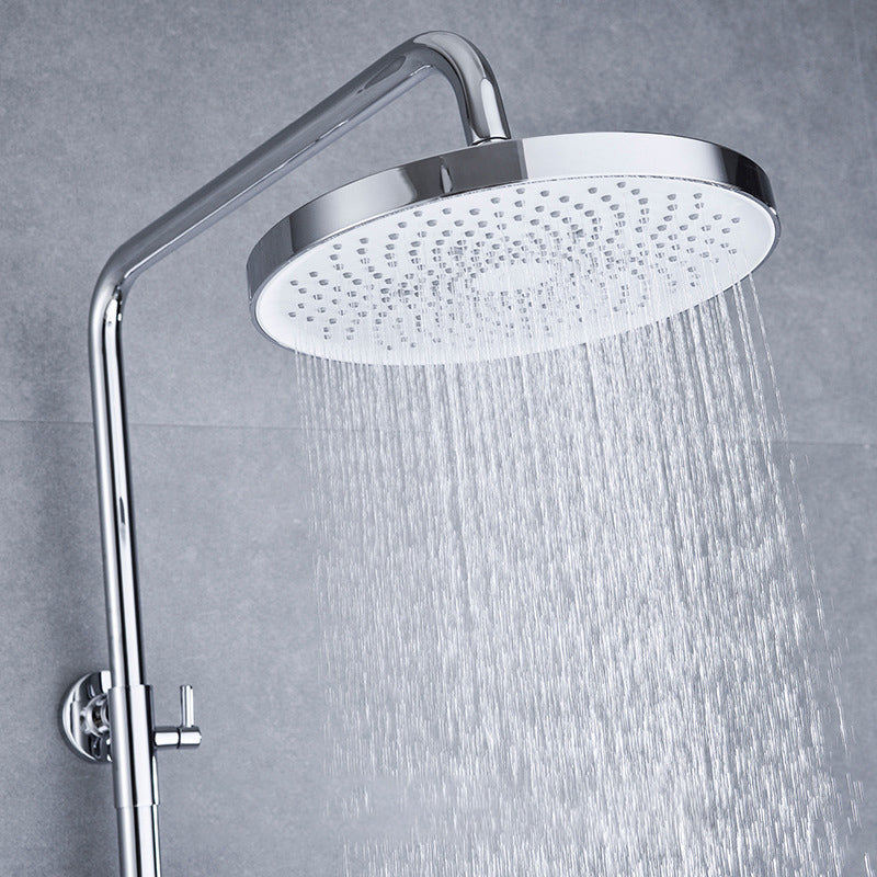 Wall Mounted Shower System Modern Handheld Shower Head Raining Jet Shower System Clearhalo 'Bathroom Remodel & Bathroom Fixtures' 'Home Improvement' 'home_improvement' 'home_improvement_shower_faucets' 'Shower Faucets & Systems' 'shower_faucets' 'Showers & Bathtubs Plumbing' 'Showers & Bathtubs' 6952975