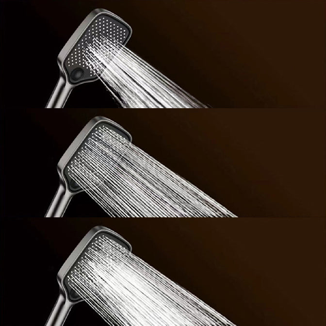 Rectangle Shower Combo Digital Display Adjustable Spray Pattern Wall Mount Shower System Clearhalo 'Bathroom Remodel & Bathroom Fixtures' 'Home Improvement' 'home_improvement' 'home_improvement_shower_faucets' 'Shower Faucets & Systems' 'shower_faucets' 'Showers & Bathtubs Plumbing' 'Showers & Bathtubs' 6952993